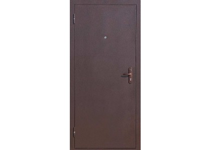 Дверь входная металлическая Прораб 4,5 см ППС антик медь металл/металл 860х2060 левая