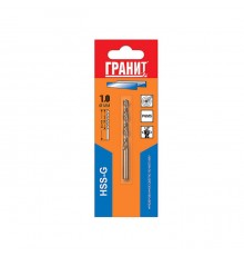 Сверло  1,0 мм х 12/24 мм по металлу HSS-G , Гранит