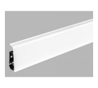 Плинтус ПВХ Line Plast L045 Белый L=2,2м  мягк.к (1 уп-40 шт)