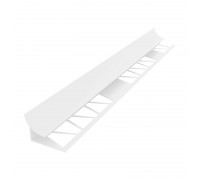 Профиль для кафеля 9-10мм х 2,5м внутренний белый упаковка 40 шт