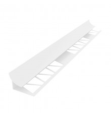 Профиль для кафеля 9-10мм х 2,5м внутренний белый упаковка 40 шт