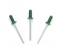 Заклепка комбинированная алюминий/сталь 4,0х10 (6005) зеленый мох