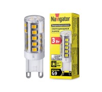 Лампа светодиодная LED 3Вт G9 4000К 280Лм 230В дневной капсульная