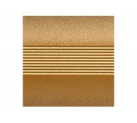 Угол 24х10 мм 0,9 анодированное золото матовый