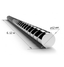 Арматура 12 мм АIII 500 СП ЗСМК (12м) рифленая