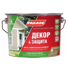 Эмаль PARADE Декор и защита База А полуматовый 2,5 л
