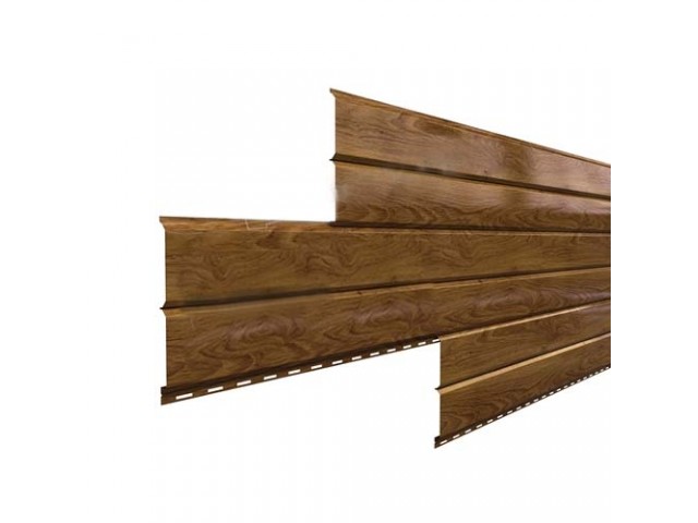 Сайдинг Lбрус 264*6000мм ECOSTEEL-01 мореный дуб 0,5мм Сайдинг Lбрус 264*6000мм ECOSTEEL-01 мореный дуб 0,5мм