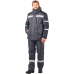Костюм зимний РОУД куртка, полукомбинезон, размер 104-108, рост 182-188 серый-черный