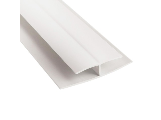 Молдинг соединительный белый (3м) для пластик панелей/50шт 