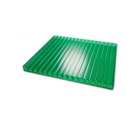 Сотовый поликарбонат 10мм 2,1х6м Зеленый ULTRAMARIN Белгород (0,94кг/м2) 11,84кг