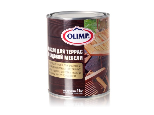 Масло для террас и садовой мебели Olimp 0,9 л ДЕКАРТ