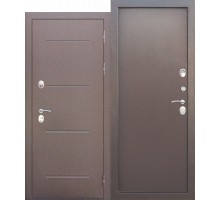 Дверь входная металлическая ISOTERMA медный антик металл/металл 960 мм правая