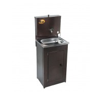 Умывальник дачный Люкс с подогревом нержавеющая мойка медь Вихрь