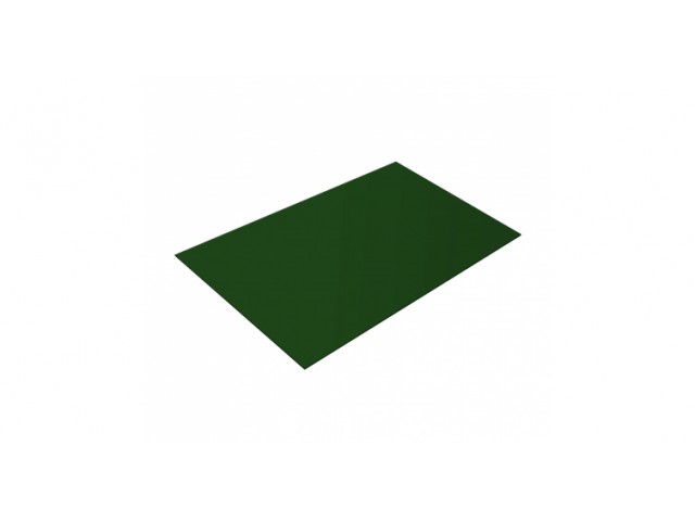 Лист плоский 1250*2500мм 0,4мм (6005) зеленый мох