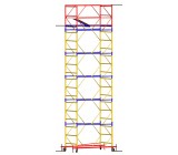 Вышка-тура ВСП 250/1.2: 7,6м - 6,3м (1 базовый блок (в сборе) + 5 секции (в сборе) + стабилизаторы)