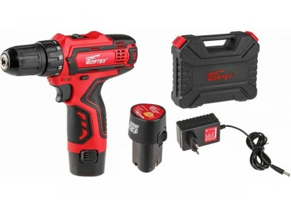 Дрель-шуруповерт АКБ Wortex BD 1215-1 12 В
