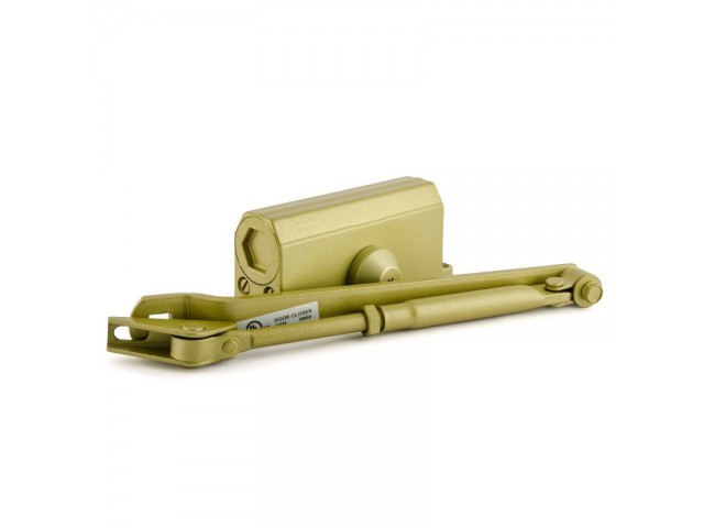 Доводчик  дверной Нора-М №2S (до 50 кг) золото морозостойкий