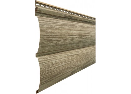 Сайдинг виниловый Docke LUX D4.7T Блокхаус Кедр длина 3,60*0,240 м (0,87 м2) 