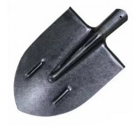 Лопата штыковая копальная остроконечная ЛКО рельсовая сталь без черенка (Ø40мм)