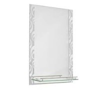 Зеркало 800х600мм с полкой А626