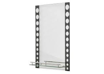 Зеркало 700х500мм с полкой А607