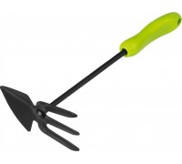 Мотыжка комбинированная 3-зубая пластиковая ручка