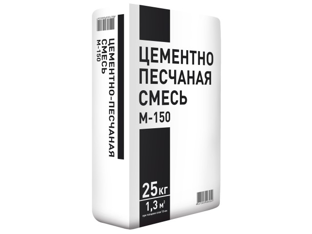 Смесь цементно-песчаная Геркулес М-150 25 кг (56)