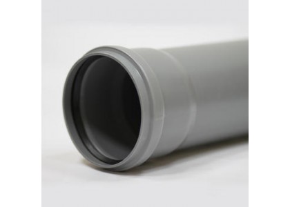 Труба ПП D50 L=0,25 м ЭКОНОМ (1,5мм)