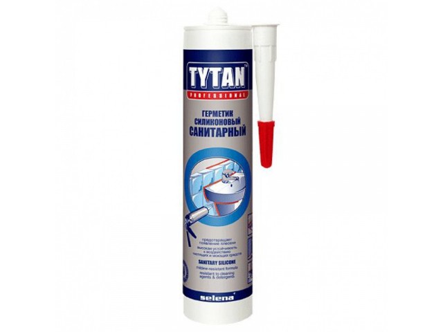 Герметик TYTAN Professional силиконовый санитарный бесцветн 310 мл