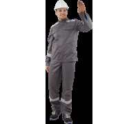 Костюм летний Галактика, серый-бирюза, мужской размер 104-108, рост 182-188