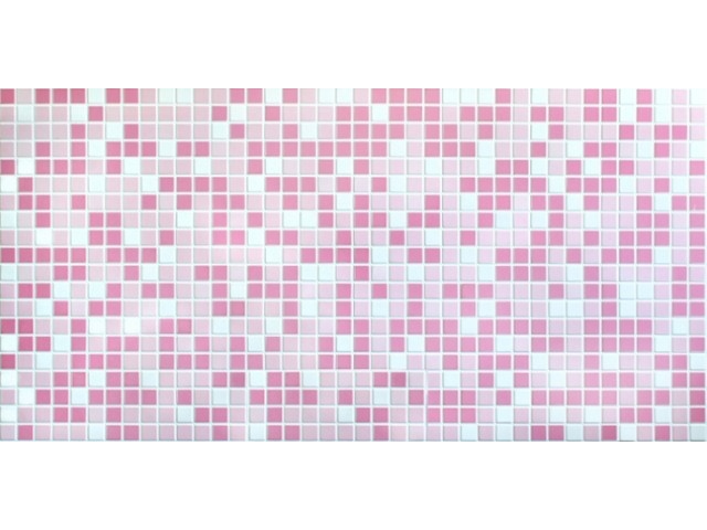 Панель ПВХ Мозаика розовый микс 74р 955х482*0,4мм (30шт=13,81м2)