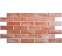 Панель ПВХ Кирпич каминный 0,4мм (30шт/10шт=14,1м2)