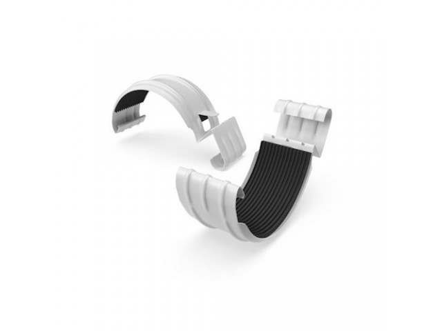 МП Соединитель желоба D150 9010 белый