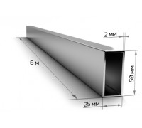 Труба профильная 50*25*2,0мм (6м)/пач200шт