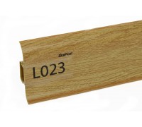 Плинтус ПВХ Line Plast Макси LM023 80 мм Дуб античный  L=2,5м  мягк.к (1 уп-24 шт)