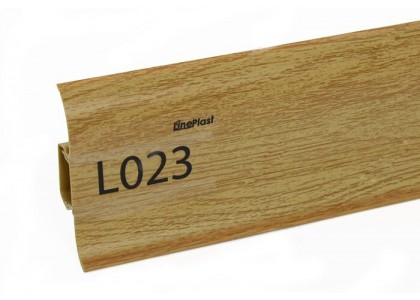 Плинтус ПВХ Line Plast Макси LM023 80 мм Дуб античный  L=2,5м  мягк.к (1 уп-24 шт)