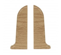 Заглушка торцевая Line Plast Макси LM023 80 мм Дуб античный левая (1 уп-50 шт)