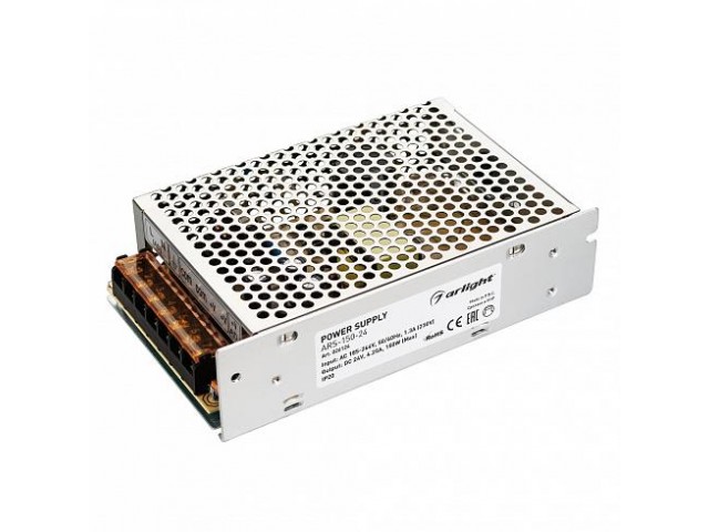 Блок питания ARS-150-24 (24V, 6,25А, 150W) (ARL, IP20, сетка 2 года)