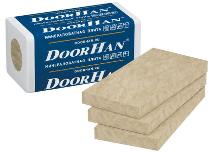 Утеплитель DoorHan Лайт 35 1200х600х100мм (уп4шт/0,288м3) плотность 35 кг/м3