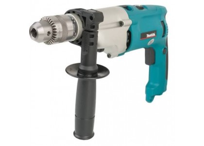 Дрель ударная щеточная Makita HP2070,  2 скорости, патрон 1,5-13 мм, 0-1200/2900 об/мин