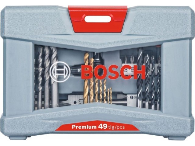 Набор сверл и оснастки Premium Set-49, Bosch