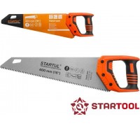 Ножовка по дереву 400 мм, 4TPI, каленый зуб, двухкомпонентная ручка, Startul Master