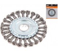 Щётка дисковая 125 х 22 мм витая, Gepard