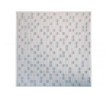 NANO WHITE мозаика стеклянная чип 12х12х6 мм лист 300х300 мм на сетке(15шт/кор)