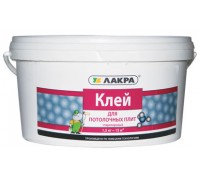 Клей для потолочных плит Лакра 1,5 кг Л-С (1уп-6шт/в поддоне-432шт)