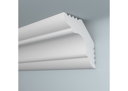 Плинтус потолочный ПЛИНТЭКС E 25/25 (180) 2м