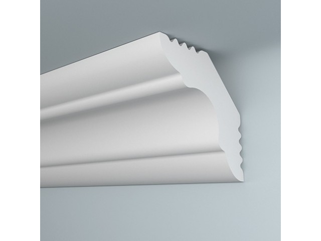 Плинтус потолочный ПЛИНТЭКС E 25/25 (180) 2м