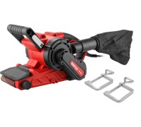 Ленточная шлифмашина Wortex SB 7611 E в кор. 1150 Вт, лента 76х533 мм, крепление к столу.