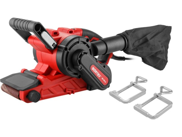 Ленточная шлифмашина Wortex SB 7611 E в кор. 1150 Вт, лента 76х533 мм, крепление к столу.