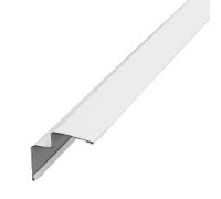 Профиль угловой PLL A6/A8 3,0м белый для кромки Tegular